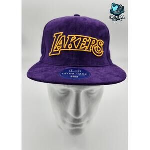 Let the Season Begin! NBA Lakers Ultra Game Purple Velvet Snapback! New